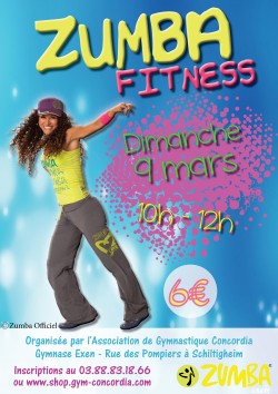 Zumba 9 mars 2014