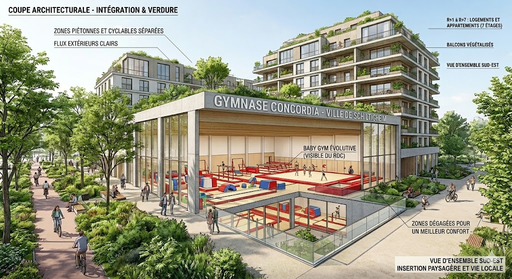 Projet nouvelle salle de gymnastique